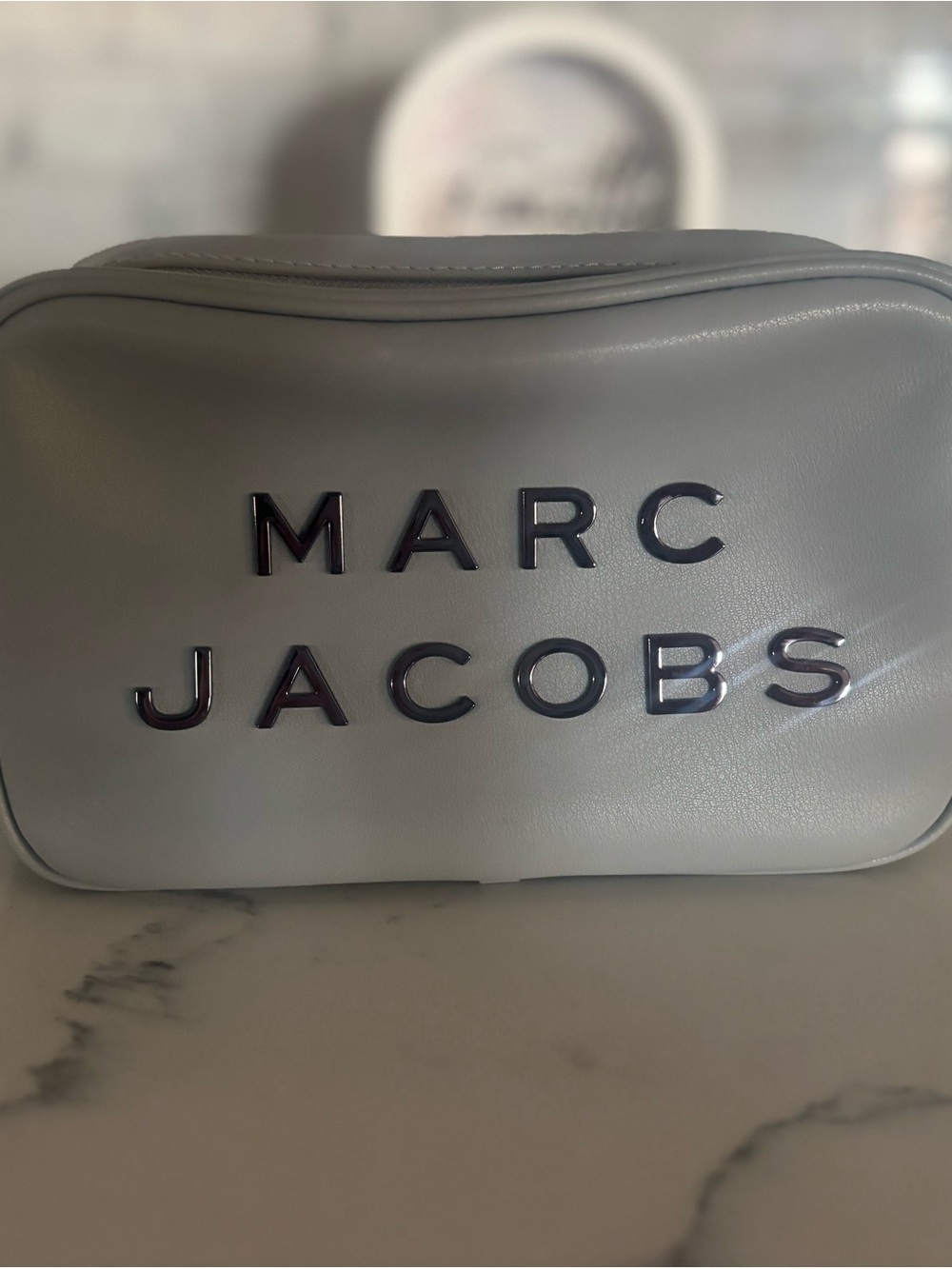 Marc Jacobs Light Blue Crossbody Camera Bag with Raised Logo - Picture 2 of 4